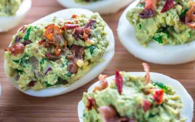 Jajka faszerowane guacamole