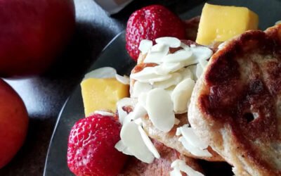 Racuchy pełnoziarniste z&nbsp;jabłkiem