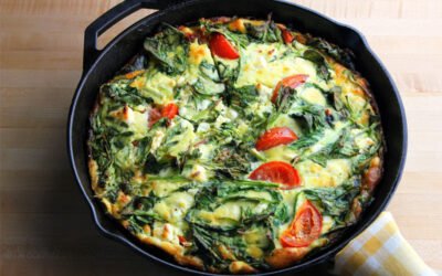 Frittata ze&nbsp;szpinakiem