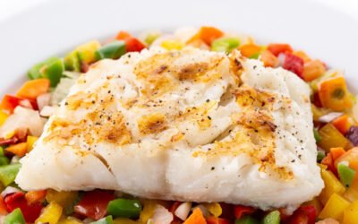 Pieczona ryba w&nbsp;warzywach